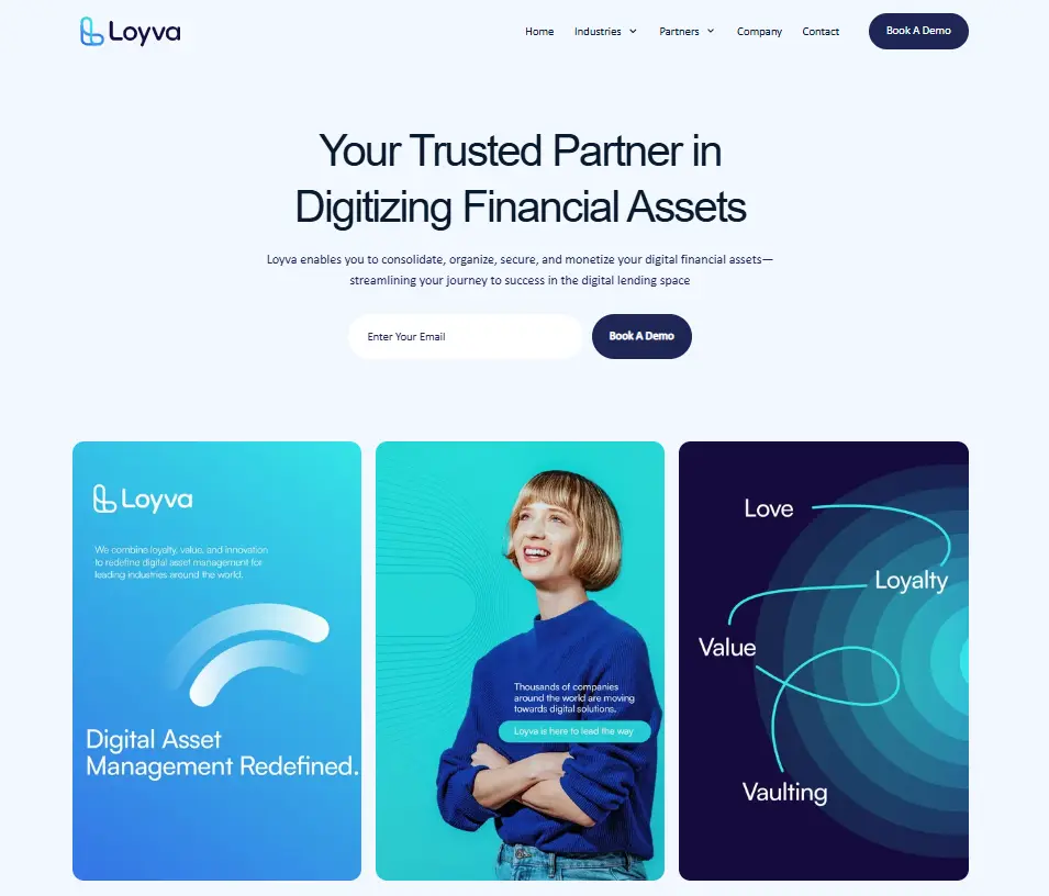 Loyva is a cutting-edge digital platform built to help financial institutions securely manage, sign, and store their digital financial assets.